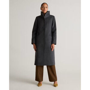 Quince Dark Gray Women's Trench Coat